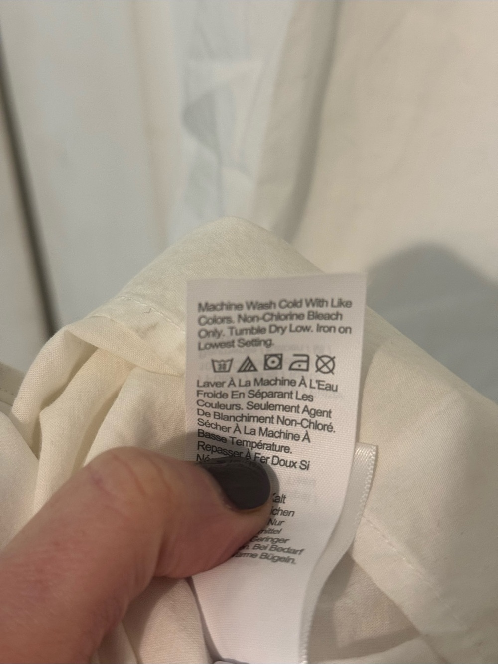 J. Crew Button front 100% Cotton Poplin Dress white size 10 - Picture 10 of 16